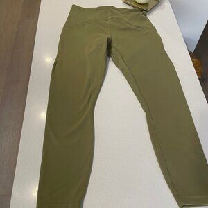 Instill high rise tight 25"- bronze green